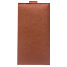 For iPhone XS Max QIALINO Nappa Texture Top-grain Leather Horizontal Flip Wallet Case with Card Slots(Brown)