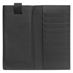 For iPhone 11 QIALINO Nappa Texture Top-grain Leather Horizontal Flip Wallet Case with Card Slots(Black)