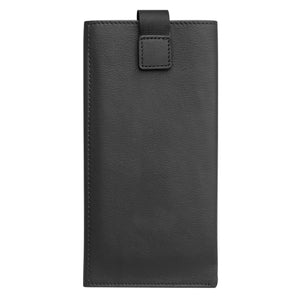 For iPhone 11 QIALINO Nappa Texture Top-grain Leather Horizontal Flip Wallet Case with Card Slots(Black)