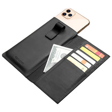 For iPhone 11 QIALINO Nappa Texture Top-grain Leather Horizontal Flip Wallet Case with Card Slots(Black)