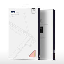 For iPad Air 2022 / 2020 10.9 DUX DUCIS Domo Series Horizontal Flip Magnetic TPU + PU Leather Case with Three-folding Holder & Pen Slot(Pink)