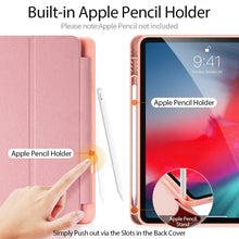 For iPad Air 2022 / 2020 10.9 DUX DUCIS Domo Series Horizontal Flip Magnetic TPU + PU Leather Case with Three-folding Holder & Pen Slot(Pink)