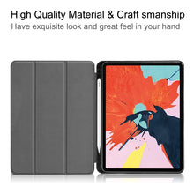 For iPad Air 2022 / 2020 10.9 Custer Texture TPU Horizontal Flip Leather Case with Sleep / Wake-up Function & Three-folding Holder & Pen Slot(Black)