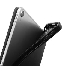 For iPad Air 2022 / 2020 10.9 Custer Texture TPU Horizontal Flip Leather Case with Sleep / Wake-up Function & Three-folding Holder & Pen Slot(Black)