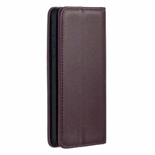 For iPhone XR 2 in 1 Detachable Magnetic Horizontal Flip Genuine Leather Case with Holder & Card Slots & Wallet(Dark Brown)