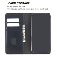 For iPhone 12 / 12 Pro 2 in 1 Detachable Magnetic Horizontal Flip Genuine Leather Case with Holder & Card Slots & Wallet(Black)