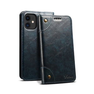 For iPhone 12 Pro Max Baroque Simple Horizontal Flip Leather Case with Holder & Card Slots & Wallet(Blue)