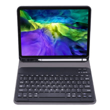 A098B TPU Detachable Ultra-thin Bluetooth Keyboard Tablet Case for iPad Air 4 10.9 inch (2020), with Stand & Pen Slot(Dark Blue)
