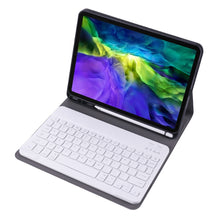 A098B TPU Detachable Ultra-thin Bluetooth Keyboard Tablet Case for iPad Air 4 10.9 inch (2020), with Stand & Pen Slot(Rose Gold)