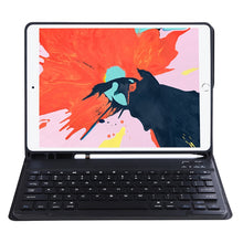 C098B Detachable ABS Ultra-thin Candy Colors Bluetooth Keyboard Tablet Case for iPad Air 4 10.9 inch (2020), with Stand & Pen Slot(Black)