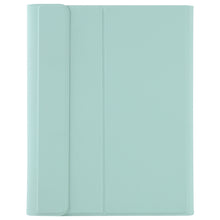 T098B Integrated Ultra-thin Candy Colors Bluetooth Keyboard Tablet Case for iPad Air 4 10.9 inch (2020), with Stand & Pen Slot(Light Green)