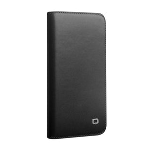 For iPhone 12 mini QIALINO Business Horizontal Flip Leather Case with Holder & Card Slots & Wallet (Black)