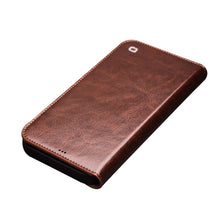 For iPhone 12 mini QIALINO Horizontal Flip Leather Case with Holder & Card Slots & Wallet (Brown)