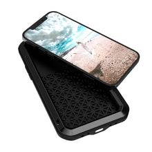 For iPhone 12 Pro LOVE MEI Metal Shockproof Waterproof Dustproof Protective Case(Black)