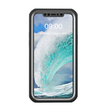 For iPhone 12 Pro Max Waterproof Dustproof Shockproof Transparent Acrylic Protective Case(Black)