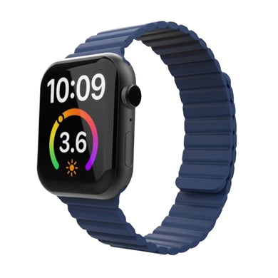 Magnetic Loop Watch Band For Apple Watch Series 7 41mm / 6 & SE & 5 & 4 40mm / 3 & 2 & 1 38mm(Blue)