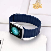 Magnetic Loop Watch Band For Apple Watch Series 7 41mm / 6 & SE & 5 & 4 40mm / 3 & 2 & 1 38mm(Blue)