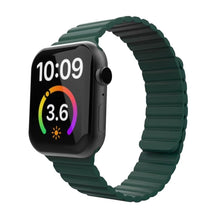 Magnetic Loop Watch Band For Apple Watch Series 7 45mm / 6 & SE & 5 & 4 44mm / 3 & 2 & 1 42mm(Green)