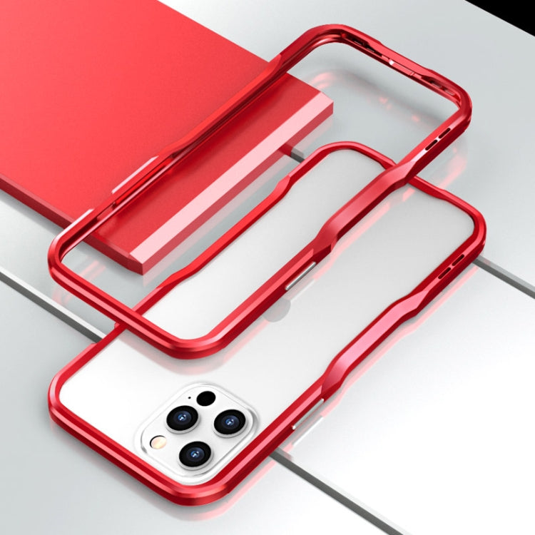 For iPhone 12 / 12 Pro Sharp Edge Magnetic Adsorption Shockproof Case(Red)