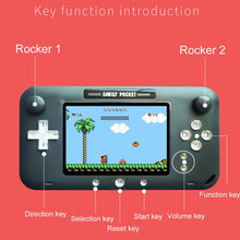 RS-52FC PSP 4.0 inch Pocket Console Handheld Game Player, Support 208 NES Classical Games (Blue)