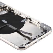 Battery Back Cover (with Side Keys & Card Tray & Power + Volume Flex Cable & Wireless Charging Module) for iPhone 11 Pro(Silver)