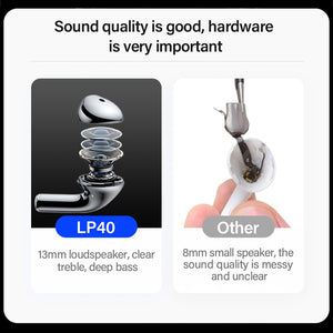 Original Lenovo LivePods LP40 TWS IPX4 Waterproof Bluetooth Earphone with Charging Box, Support Touch & HD Call & Siri & Master-slave Switching (White)