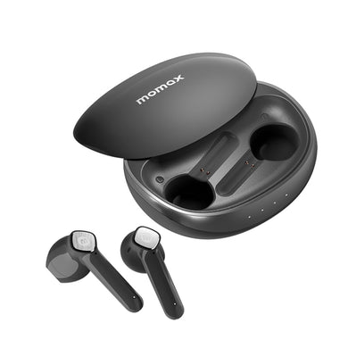 MOMAX Pills Lite3 Small Shell True Wireless Noise Cancelling Bluetooth Earphones(Black)