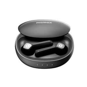 MOMAX Pills Lite3 Small Shell True Wireless Noise Cancelling Bluetooth Earphones(Black)