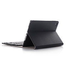 A05 Bluetooth 3.0 Ultra-thin ABS Detachable Bluetooth Keyboard Leather Tablet Case for iPad mini 5, with Holder(Black)