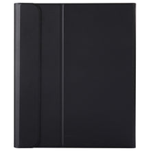A12B Bluetooth 3.0 Ultra-thin Detachable Bluetooth Keyboard Leather Tablet Case for iPad Pro 12.9 inch （2018）, with Pen Slot & Holder(Black)