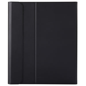 A12B Bluetooth 3.0 Ultra-thin Detachable Bluetooth Keyboard Leather Tablet Case for iPad Pro 12.9 inch （2018）, with Pen Slot & Holder(Black)
