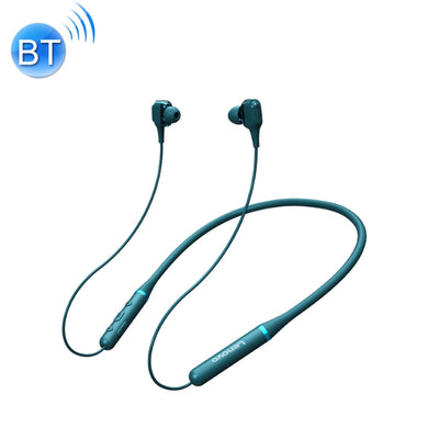 Original Lenovo XE66 Intelligent Noise Reduction 8D Subwoofer Magnetic Neck-mounted Sports Bluetooth Earphone, Support Hands-free Call (Green)