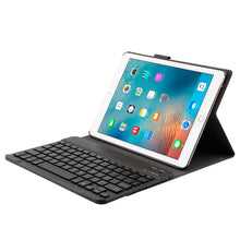 FT-1030D Bluetooth 3.0 ABS Brushed Texture Keyboard + Skin Texture Leather Tablet Case for iPad Air / Air 2 / iPad Pro 9.7 inch, with Three-gear Angle Adjustment / Magnetic / Sleep Function (Gold)