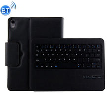 IP011 Detachable Bluetooth 3.0 ABS Keyboard + Litchi Texture Leather Tablet Case for iPad Pro 11 inch (2018), with Sleep Function (Black)