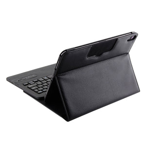 IP011 Detachable Bluetooth 3.0 ABS Keyboard + Litchi Texture Leather Tablet Case for iPad Pro 11 inch (2018), with Sleep Function (Black)