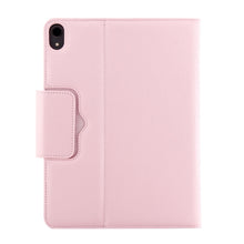 IP011 Detachable Bluetooth 3.0 ABS Keyboard + Litchi Texture Leather Tablet Case for iPad Pro 11 inch (2018), with Sleep Function (Pink)