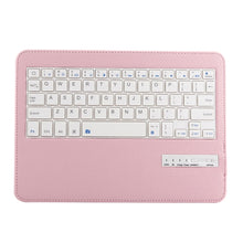 IP011 Detachable Bluetooth 3.0 ABS Keyboard + Litchi Texture Leather Tablet Case for iPad Pro 11 inch (2018), with Sleep Function (Pink)