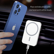 X16 Magsafe Car Air Outlet Vent Mount Clamp Holder 15W Fast Charging Qi Magnetic Wireless Charger For iPhone 12 Series