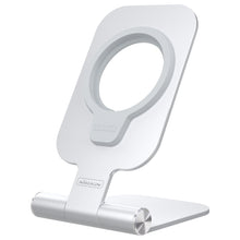 NILLKIN Vertical Folding Stand，Support Magsafe Charger(Silver)