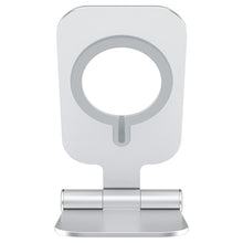 NILLKIN Vertical Folding Stand，Support Magsafe Charger(Silver)