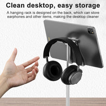 R-JUST PB03 Lifting / Angle Adjustable Multi-function Headset / Tablet / Mobile Phone Holder, Suitable for Devices Under 12.9 inch