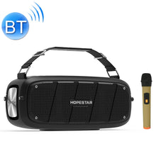 HOPESTAR A20 Pro TWS Portable Outdoor Waterproof Subwoofer Bluetooth Speaker with Microphone, Support Power Bank & Hands-free Call & U Disk & TF Card & 3.5mm AUX (Black)