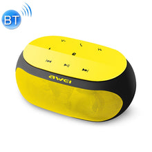 awei Y200 Wireless Bluetooth Speaker with Touch Buttons, Support Aux Line and TF Card(Yellow)