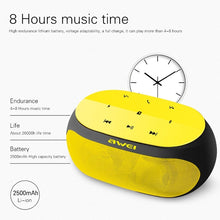 awei Y200 Wireless Bluetooth Speaker with Touch Buttons, Support Aux Line and TF Card(Yellow)