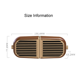 Oneder V8 Magnetic Suction Pair Stereo Sound Box Wireless Bluetooth Speaker with Strap, Support Hands-free & TF Card & AUX & USB Drive(Bronze)