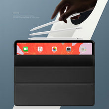 TOTUDESIGN Horizontal Flip TPU Leather Case for iPad Pro 12.9 inch (2018), with Holder & Sleep / Wake-up Function (Black)