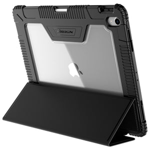 NILLKIN Bumper Horizontal Flip Leather Case for iPad Pro 12.9 inch (2018)，with Pen Slot (Black)