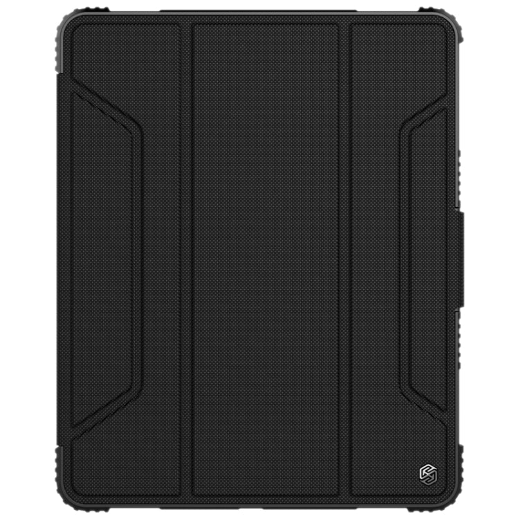 NILLKIN Bumper Horizontal Flip Leather Case for iPad Pro 12.9 inch (2018)，with Pen Slot (Black)