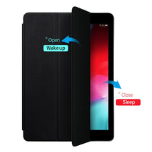 Horizontal Flip Ultra-thin Double-sided Clip Magnetic PU Leather Case for iPad Pro 12.9 inch (2018), with Three-folding Holder & Sleep / Wake-up Function(Black)