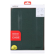 Mutural YASHI Series TPU + PU Cloth Pattern Texture Horizontal Flip Leather Case with Three-folding Holder & Pen Slot & Wake-up / Sleep Function For iPad Air 2022 / 2020 10.9(Green)